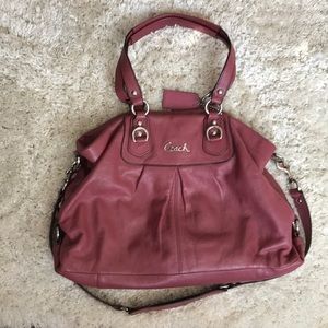 Plum Coach Purse